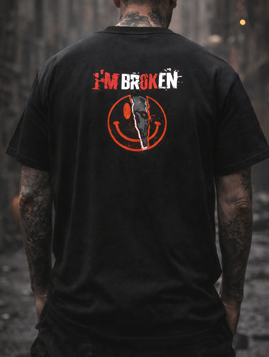 LEGION “Broken State” Tee – Premium Streetwear Graphic Shirt (Front + Back Print)